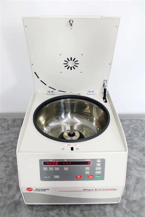 Beckman Coulter Allegra X 22 Centrifuge With Swing Bucket Rotor