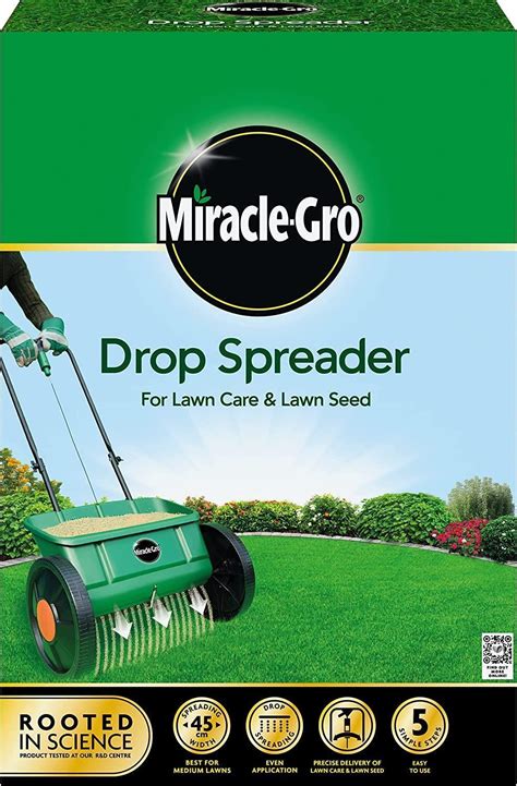 Miracle Gro Garden Drop Spreader Lawn Grass Grelly Uk