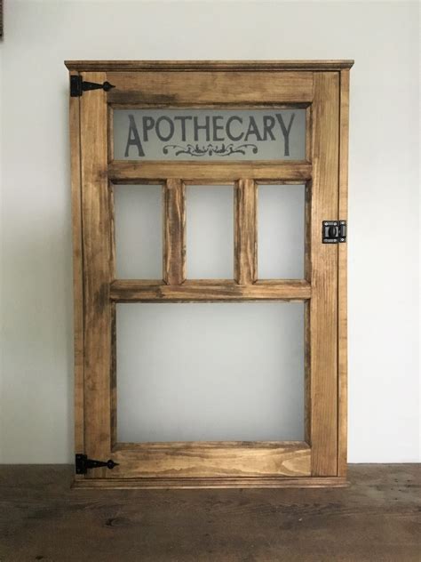 Vintage Apothecary Cabinet Medicine Cabinet Farmhouse - Etsy