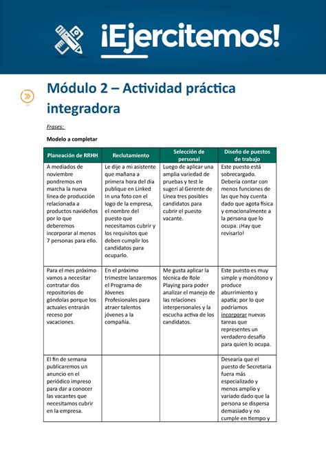 Módulo 2 Actividad 4 modelo API 2 Módulo 2 Actividad práctica