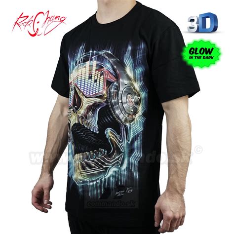 Tričko 3D Mr DJ Rock Chang 3D85 T Shirt Commando sk