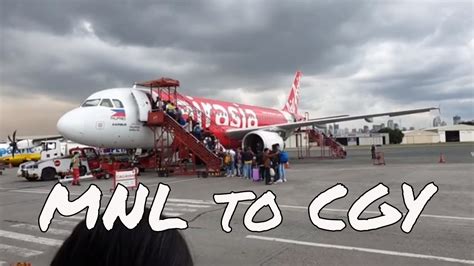 Manila To Cagayan De Oro On Air Asia Flight Youtube