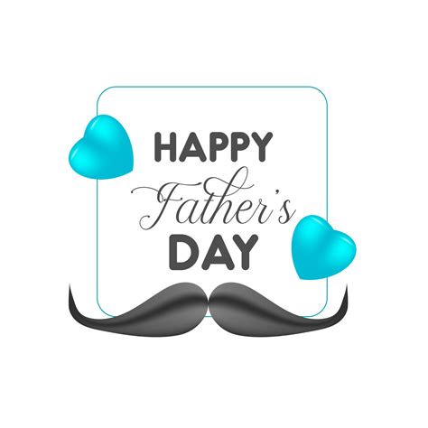 Modern Happy Fathers Day Attractive Design 20574338 Png