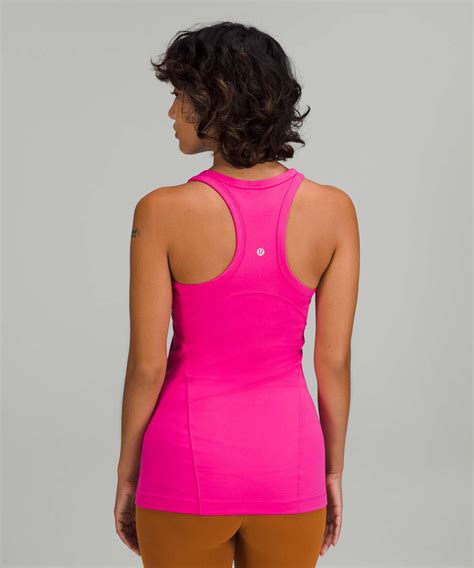 Lululemon Align Hip Length Racerback Tank Top Sonic Pink Lulu Fanatics