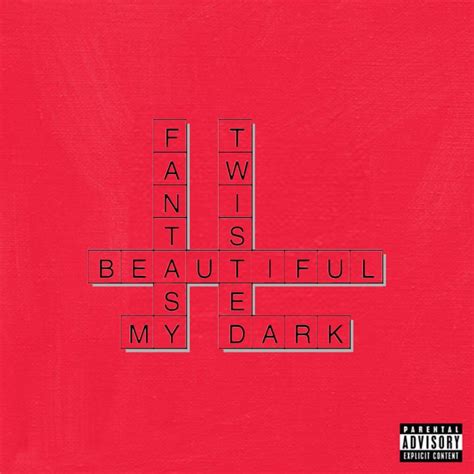 Kanye West My Beautiful Dark Twisted Fantasy R Freshalbumart