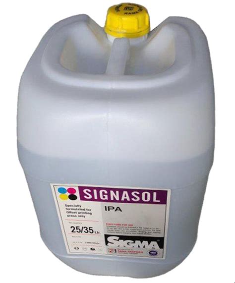 Sigma Signasol Offset Printing Chemical Liquid Packaging Size 25 35