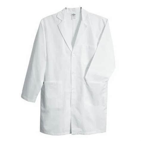 Cotton White Lab Coat Apron For Hospital Machine Wash At Rs Piece