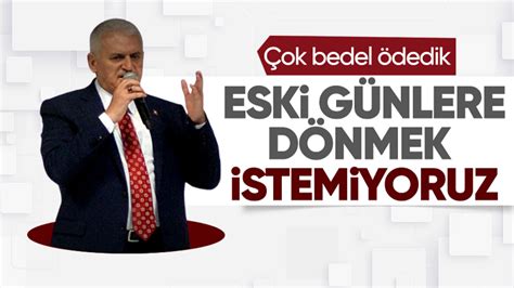 Ak Parti Genel Ba Kan Vekili Binali Y Ld R M Erzincan Da Konu Ma Yapt