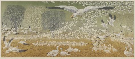 Wintering Snow Geese | Smithsonian American Art Museum