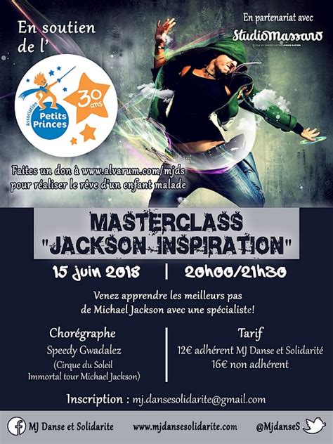 Mj Danse Et Solidarit Pr Sente Un Masterclass Exceptionnel Avec La