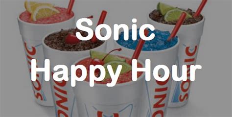 Sonic Happy Hour With Start and End Timings