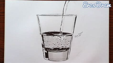 Como Dibujar Un Vaso De Agua Youtube