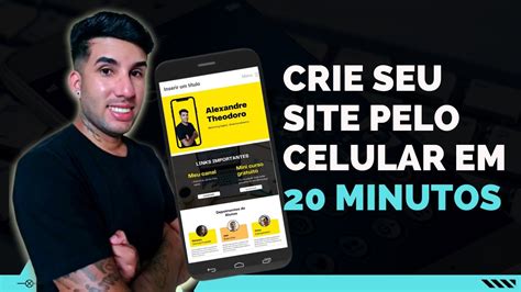 COMO CRIAR UM SITE GRÁTIS PELO CELULAR EM 20 MINUTOS SITE PROFISSIONAL