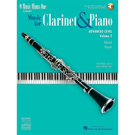 Music Minus One Advanced Clarinet Solos Volume Ii Music Minus One Series Bk Cd Performed By