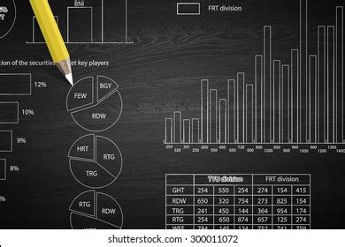 Market Concept Pencil Drawing Graphs Diagrams Stock Illustration 311124527 | Shutterstock