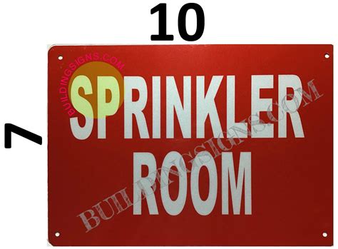 HPD SIGN SPRINKLER ROOM SIGN NYC HEAVY DUTY HPD ALUMINUM SIGNS HPD