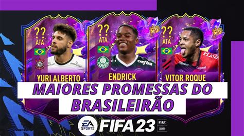 As MAIORES PROMESSAS do BRASILEIRÃO no FIFA 23 YouTube