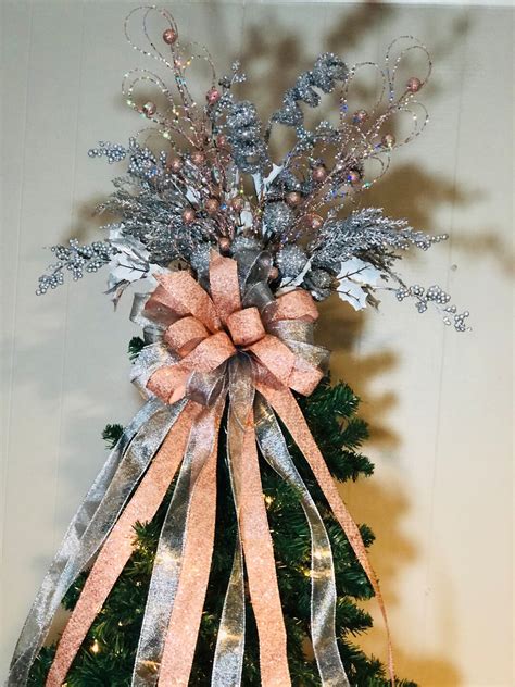 Christmas Tree Topper Tree Topper Christmas Pink Tree Topper - Etsy