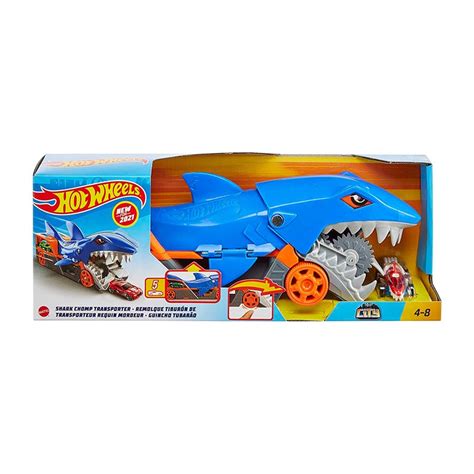Hot Wheels Tibur N Mastica Y Transporta De Mattel