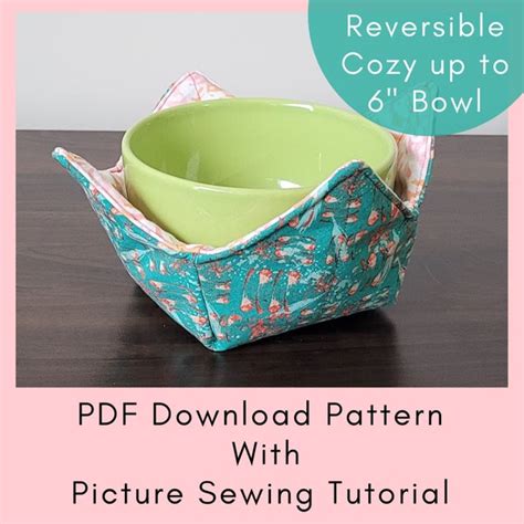 Bowl Cozy Template Etsy