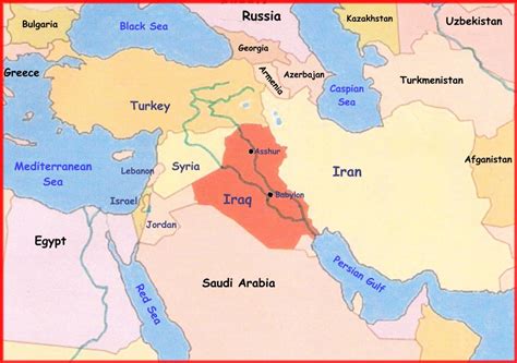 Fertile Crescent Map Modern Countries