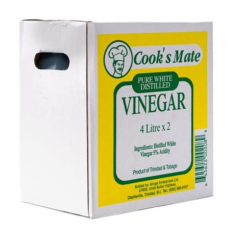 Cooks Mate Vinegar 2 Units 4 L Oils Baking And Condiments