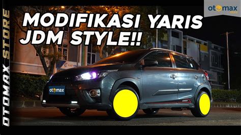 Modifikasi Toyota Yaris TRD Sportivo Konsep JDM Dengan Velg Lenso