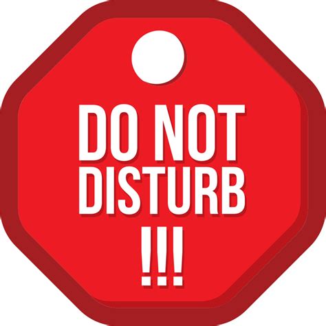 Do Not Disturb Vector Art At Vecteezy