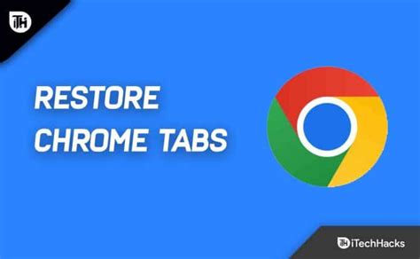 How To Restore Chrome Last Session Tabs After Crash