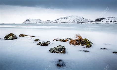 Beautiful Winter Landscape Amazing Arctic Background, Glacier, Icelandic, Travel Background ...