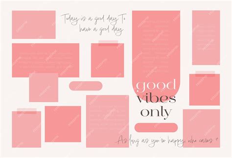 Premium Vector Vector Photo Collage Template Moodboard Pictures Grids