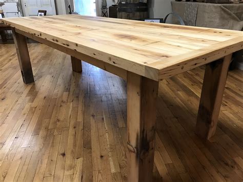 Ft Farmhouse Table Crafted From Year Old Pine Available Now