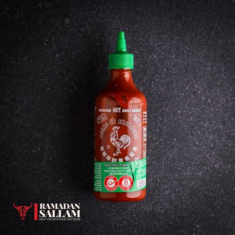 Sriracha Hot Chilli Sauce ראמדן בשרים חנות בשרים