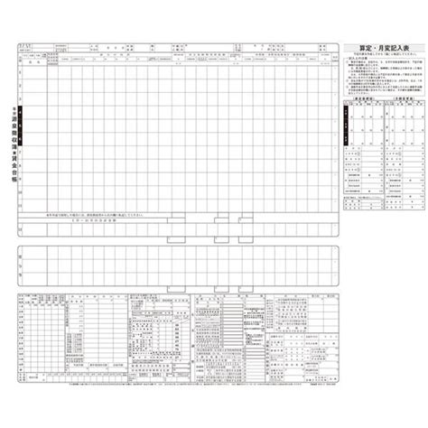 日本法令 法令様式 給与l 2 パーフェクト式 源泉徴収簿兼賃金台帳台紙 2022 09改 10枚入 給与計算用紙 年末調整 [02] 696722d1 ダリアストア 通販