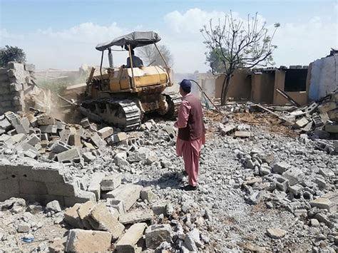 Cda Continues Anti Encroachment Operation In E Sector Incpak