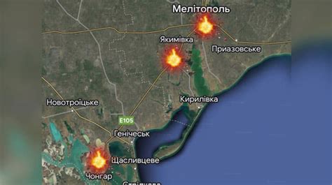 More Than 8 Explosions Rock Melitopol Ukrainska Pravda