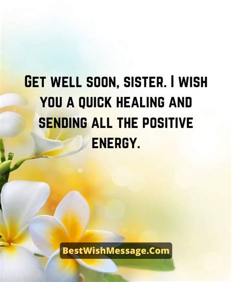 Get Well Soon Messages For Sister 52 Recovery Wishes