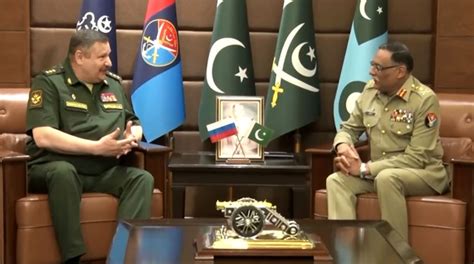 Russian General Cjcsc Discuss Enhancing Defence Ties Amid Regional Security Concerns Pakistan