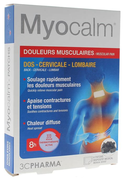 Myocalm Douleurs Musculaires 3C Pharma Patch Anti Douleurs Musculaires