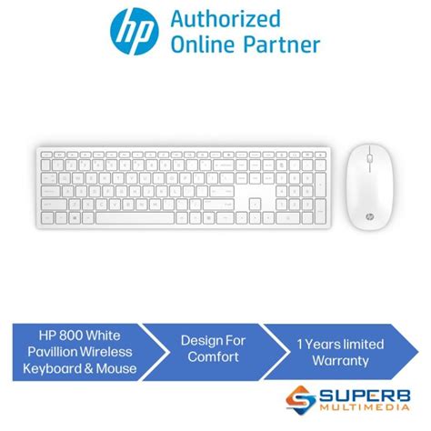 Hp White Pavilion Wireless Keyboard And Mouse Cf Aa Lazada