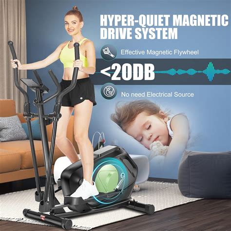 Buy ANCHEER Elliptical Machine for Home Use, Elliptical Trainers with 8