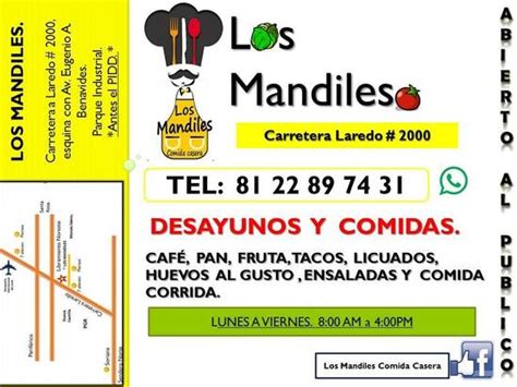 Menu At Los Mandiles Comida Casera Restaurant Ciudad Apodaca