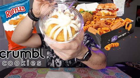 Nothing Bundt Cakes Ice Cube Munchie Meal Chick Fil A And More Asmr