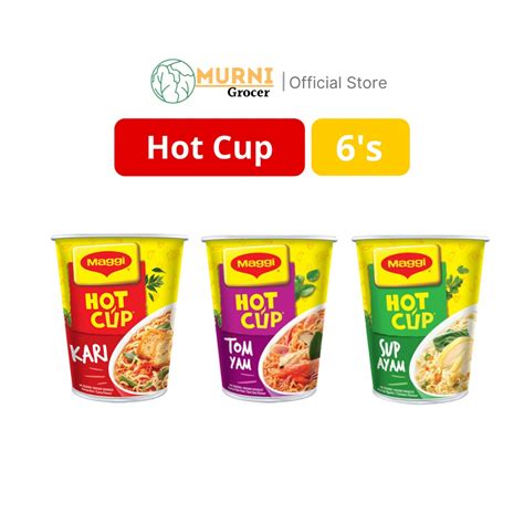 Maggi Instant Noodle Hot Cup Curry Tomyam Chicken S Murni