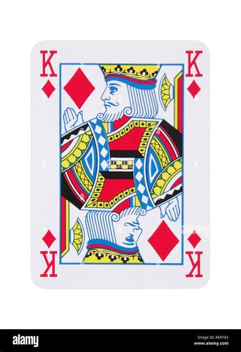King Of Diamonds Card Stock Photo Alamy