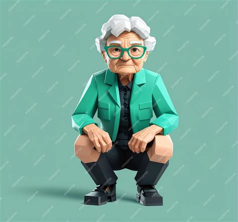 Premium Photo Grandmothers Day Old Granny Woman Elderly A Cartoon