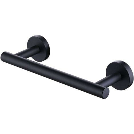 Norcks Black Towel Rail Bathroom Hand Towel Rail Wall Mounted Kitchen