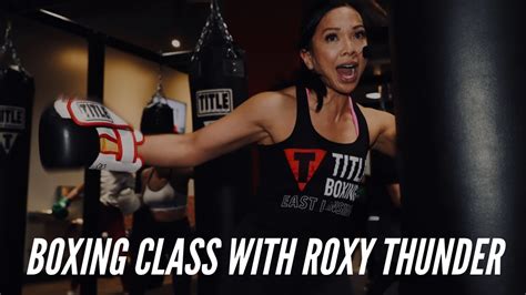 Boxing Class With Roxy Thunder At Title Boxing Club East Lansing Youtube