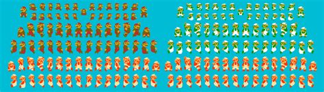 Pixilart SMB Players Sprite Sheet By MarioPixelArt64