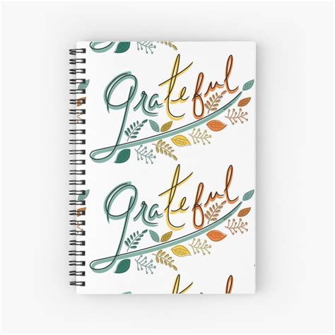 Cuaderno De Espiral Con La Obra Always Grateful De Arbol Handmade